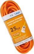 16 Gauge 25 Ft. SJTW Orange Cord