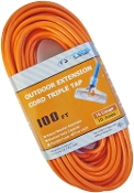 16 Gauge 100 Ft. Triple Tap SJTW Orange Cord