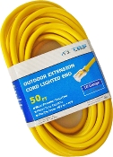 10 Gauge 50 Ft. SJTW Yellow Cord