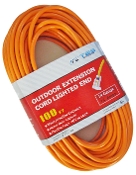 14 Gauge 100 Ft. SJTW Orange Cord
