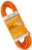 16 Gauge 25 Ft. Triple Tap SJTW Orange Cord