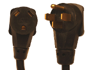 10/3 STW 50 Amp to 30 Amp 18 In. RV Adapter