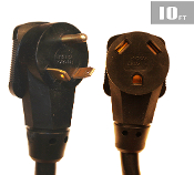 10/3 STW 30 Amp 10 Ft. RV Extension Cord